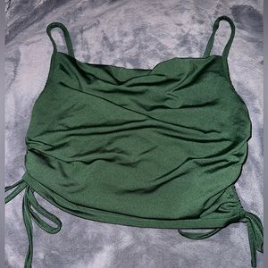 Green Crop Top from SHEIN